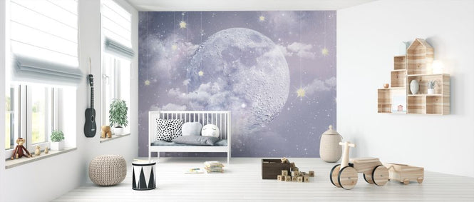PHOTOWALL / Moon with stars (e317159)