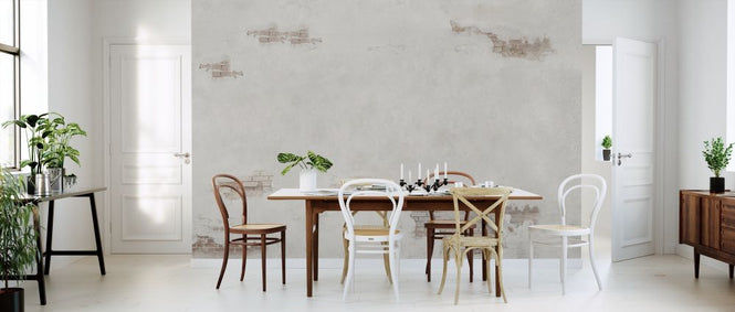 PHOTOWALL / Brick Wall with Cracked Plaster (e317319)