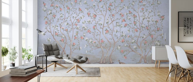 PHOTOWALL / Chinoiserie Trees - Azure (e317320)