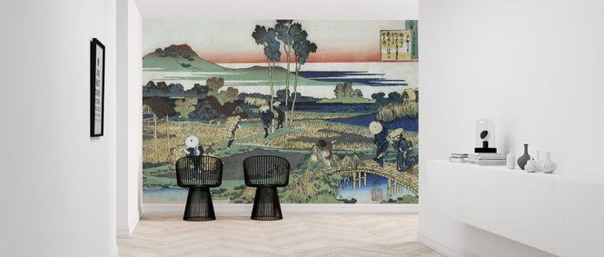 PHOTOWALL / Peasants in Autumn - Katsushika Hokusai (e317002)