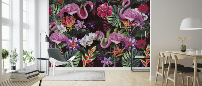PHOTOWALL / Pink Flamingos (e317380)