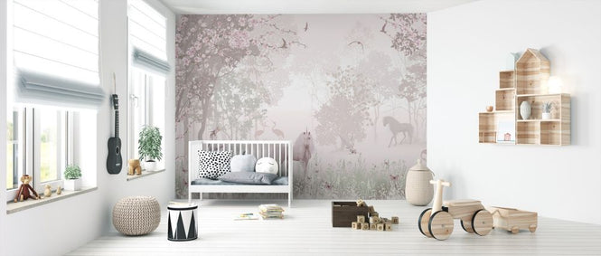 PHOTOWALL / Unicorns in Dreamy Forest (e317684)