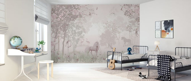 PHOTOWALL / Unicorns in Dreamy Forest (e317684)