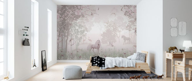 PHOTOWALL / Unicorns in Dreamy Forest (e317684)
