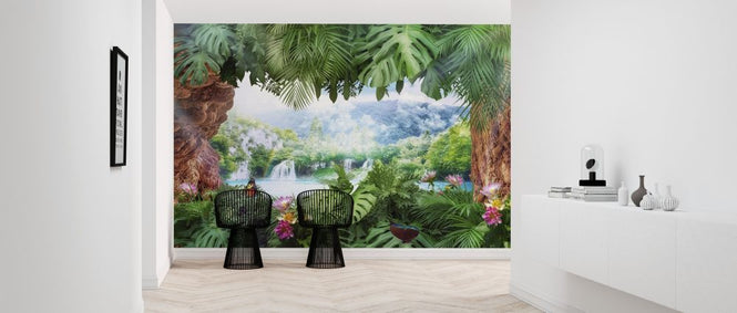 PHOTOWALL / Tropical Waterfall (e317714)