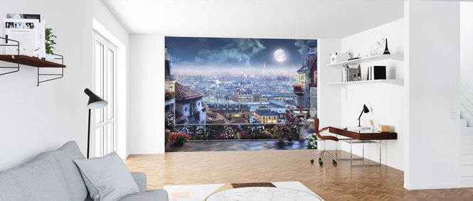 PHOTOWALL / Moonlight over Paris (e317736)