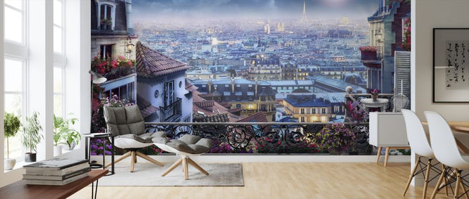 PHOTOWALL / Moonlight over Paris (e317736)