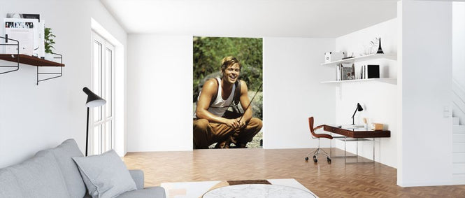 PHOTOWALL / Fishing - Brad Pitt (e317124)