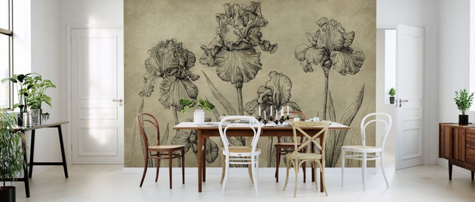 PHOTOWALL / Iris - Vintage Amber (e318234)