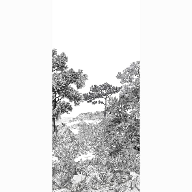 Isidore Leroy / Panoramiques 2020 / FORET DE BRETAGNE Grisaille B 6243009【Bセット(3パネル)】