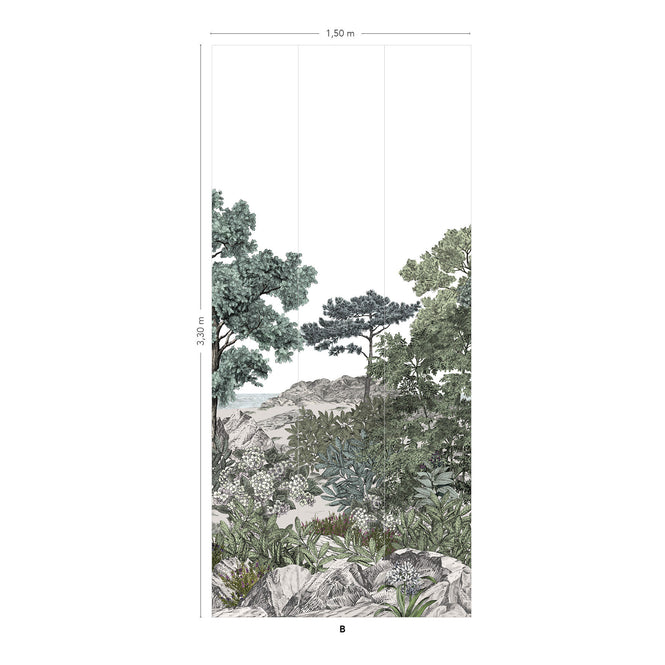 Isidore Leroy / Panoramiques 2020 / FORET DE BRETAGNE Naturel B 6243013【Bセット(3パネル)】