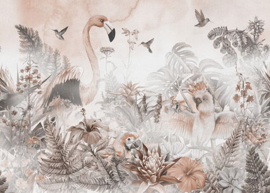 PHOTOWALL / Giant Flamingo - Peach (e318421)