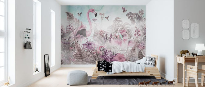 PHOTOWALL / Giant Flamingo - Pink (e318422)