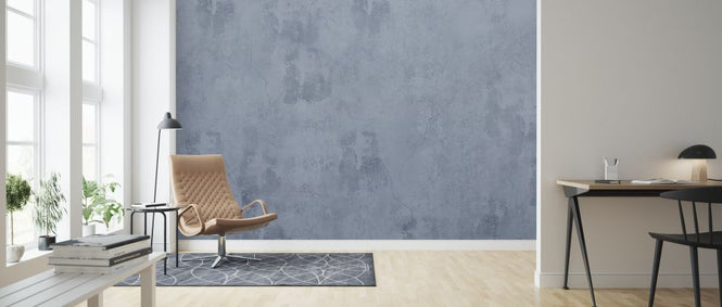PHOTOWALL / Torn Concrete Wall - Azure (e318438)