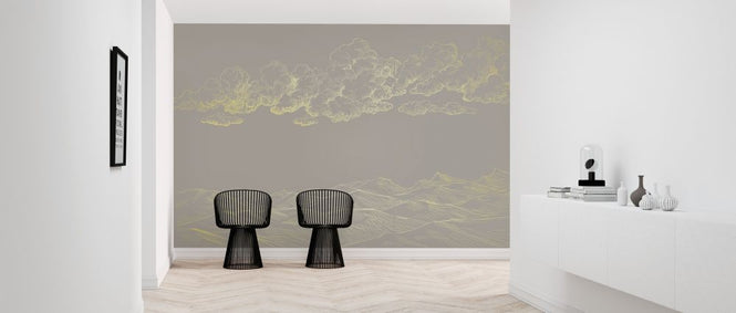 PHOTOWALL / Between Clouds and Earth - Beige (e318441)