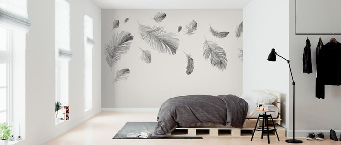 PHOTOWALL / Flying Feathers - Bright (e318459)