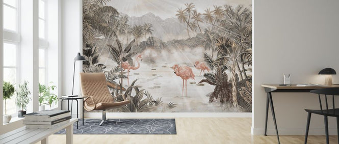 PHOTOWALL / Flamingo Essay - Sepia (e318656)