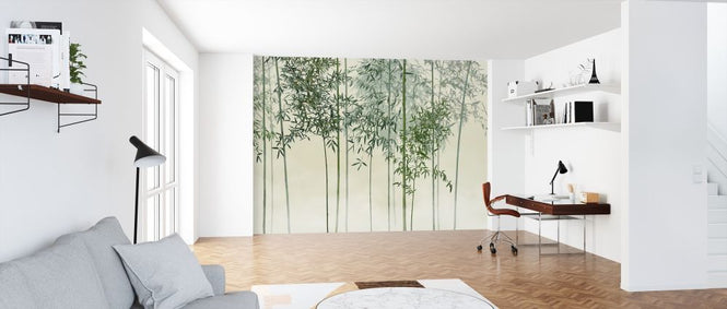 PHOTOWALL / Bamboo Trees View - Green (e318691)