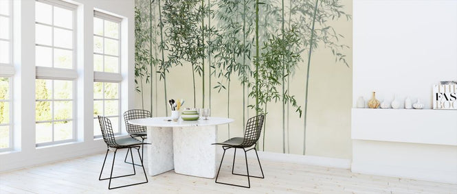 PHOTOWALL / Bamboo Trees View - Green (e318691)