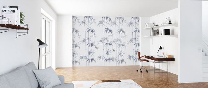 PHOTOWALL / Mon Bamboo - Silver (e318878)