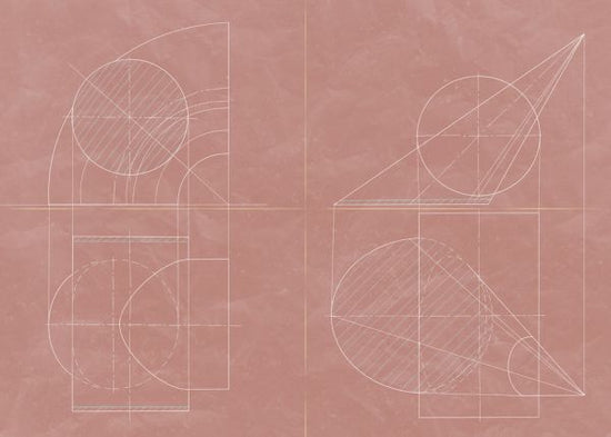 PHOTOWALL / Construction Drawing - Peach (e319132)