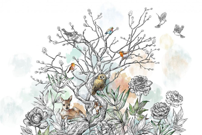 PHOTOWALL / Animal Tree (e319136)