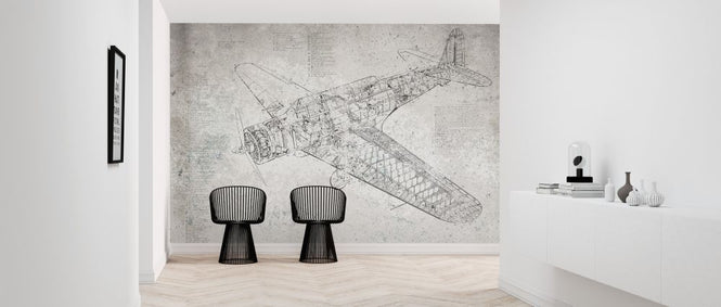 PHOTOWALL / Retro Airplane (e319213)