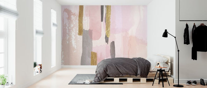 PHOTOWALL / Pink and Gold Decor (e317939)