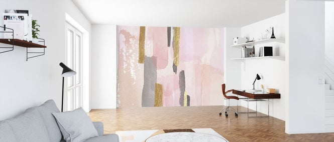 PHOTOWALL / Pink and Gold Decor (e317939)