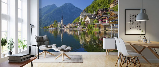 PHOTOWALL / Mountain Village in the Alps (e317942)