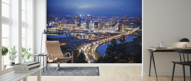 PHOTOWALL / Illuminated Oslo (e318045)