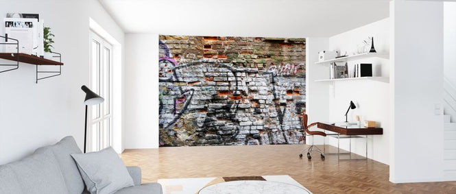 PHOTOWALL / Brick Wall Graffiti (e318090)