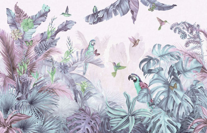 PHOTOWALL / Parrots Paradise - Polychrome (e319884)