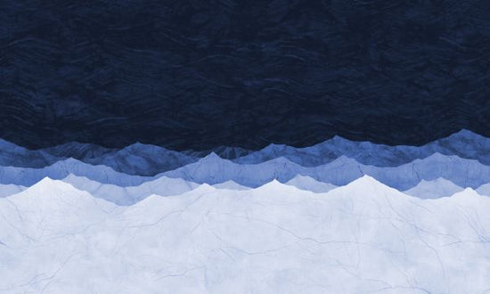 PHOTOWALL / Montagne - Blue (e320292)