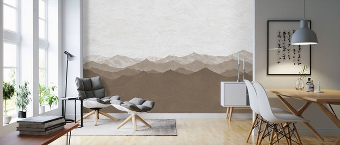 PHOTOWALL / Montagne - Brown (e320293)