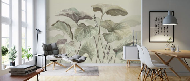 PHOTOWALL / Foliose - Sage (e320298)