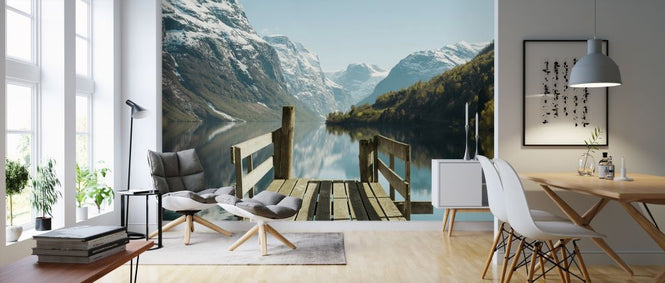 PHOTOWALL / Wooden Pier at the Lake (e318143)