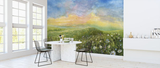 PHOTOWALL / Watercolor Blooming Valley (e318408)