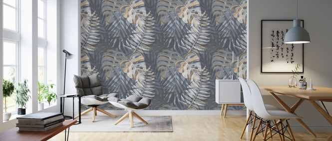 PHOTOWALL / Watercolor Tropical Leaves (e318517)