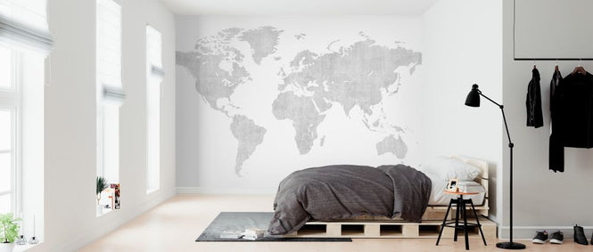 PHOTOWALL / Voguish World Map - Bright (e320770)