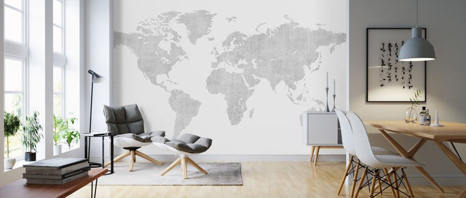 PHOTOWALL / Voguish World Map - Bright (e320770)