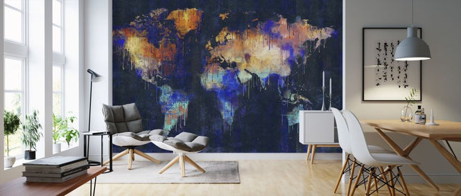 PHOTOWALL / Flowing Color Map - Blue (e320966)