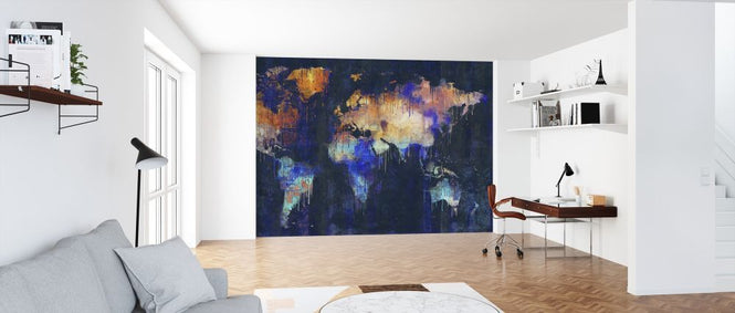 PHOTOWALL / Flowing Color Map - Blue (e320966)