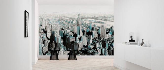 PHOTOWALL / New York City Sketch - Colorspash (e320826)