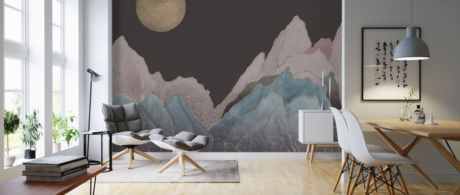 PHOTOWALL / Angularity - Dark Teal (e320849)