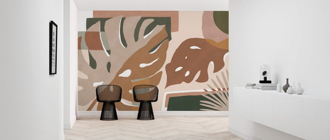 PHOTOWALL / Monstera Amazonica - Peach (e320863)
