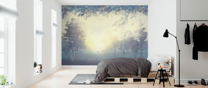 PHOTOWALL / Deers in Forest (e321156)