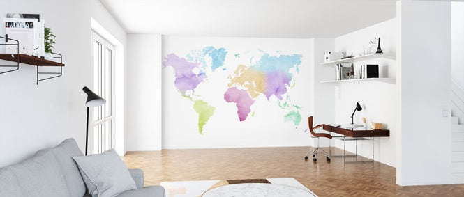PHOTOWALL / Watercolor World Multicolored (e321175)