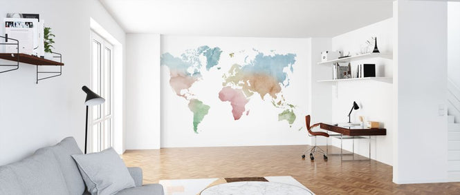 PHOTOWALL / Watercolor World Pastel Colors (e321176)
