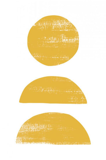 PHOTOWALL / Abstraction Scratched Yellow (e321211)